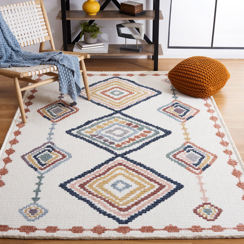 Alvieri Performance Geometric Rug, Rectangle 5'3" x 7'6"