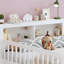 Lit simple avec rangement pour tête de lit et garde-corps - Options blanc moderne généreux-694115248