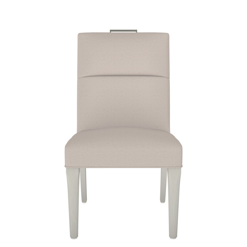 Thom Filicia Home Fabric Tight Back Side Chair, Nadia Steam, Wrenn