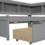 Lit de jour simple gris avec chargement USB et tiroirs de rangement-642851155