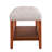 Gray Fabric Bench, Oak Tapered Legs, Slatted Shelf, Padded Seat Cushion Upholstered Shelf Storage, Design