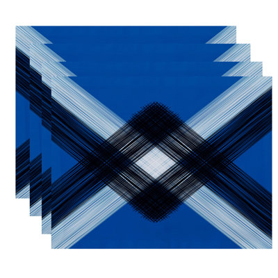 Hancock Polyester Geometric Rectangle Placemat