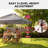 Sunjoy 10 ft. W x 10 ft. D Portable Pop-Up Gazebo with Detachable LED Light and Storage Bag,  Gray-125737457