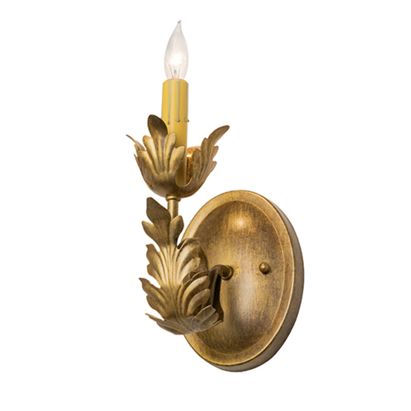 Esther Steel Candle Wall Light