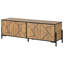 Geometric Wood TV Stand