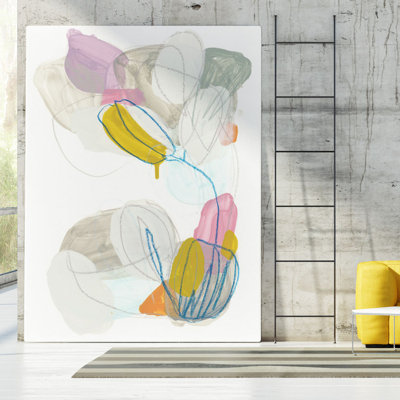 Reproduction d’art sur toile tendue, "changement de style iii" par june erica