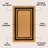 Blaire Modern Classic Double Border Natural/Black Indoor/Outdoor Doormat-1567161466