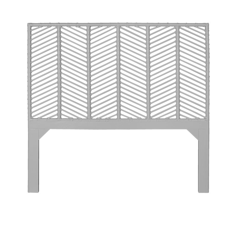 Liam Collection Bed, Full, Light Gray