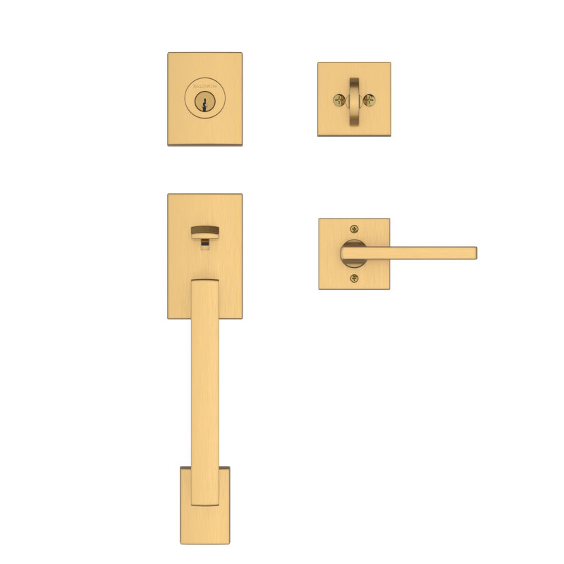 La Jolla Entry Set, Lifetime Satin Brass