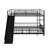 Metal Bunk Bed With Slide And Guardrails-1802103692-1802103681