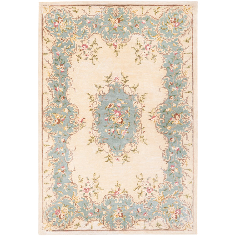 Molter Hand Tufted Wool Floral Rug