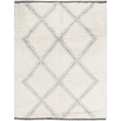 Moroccan Wool Geometric Area Rug