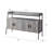 Samiya  52"W TV Stand, Gray Oak & Black Finish