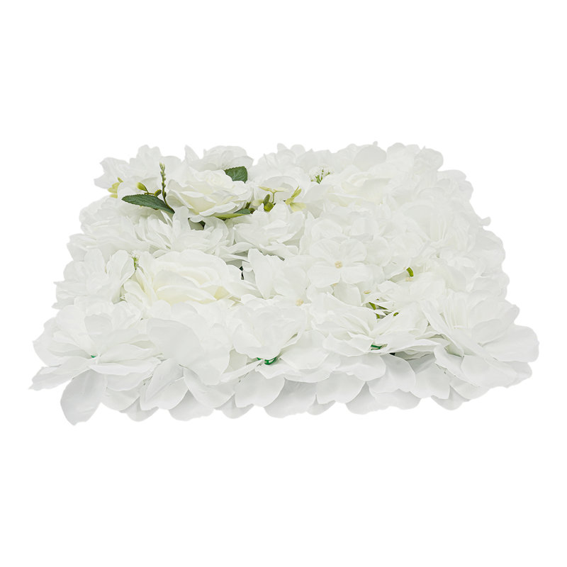 12 panneaux muraux de fleurs artificielles pour décors de mariage