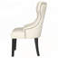 Chaise de salle à manger capitonnée 1pc-911181540-911181530