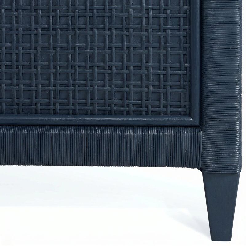Naples Low Profile Standard Bed, King, Sea Glass
