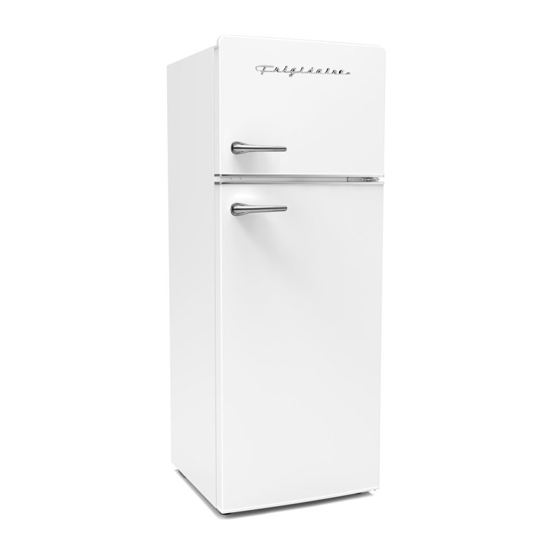 Frigidaire 7.2 Cu. Ft. Retro Refrigerator, Apartment Size Top Mount Fridge , White