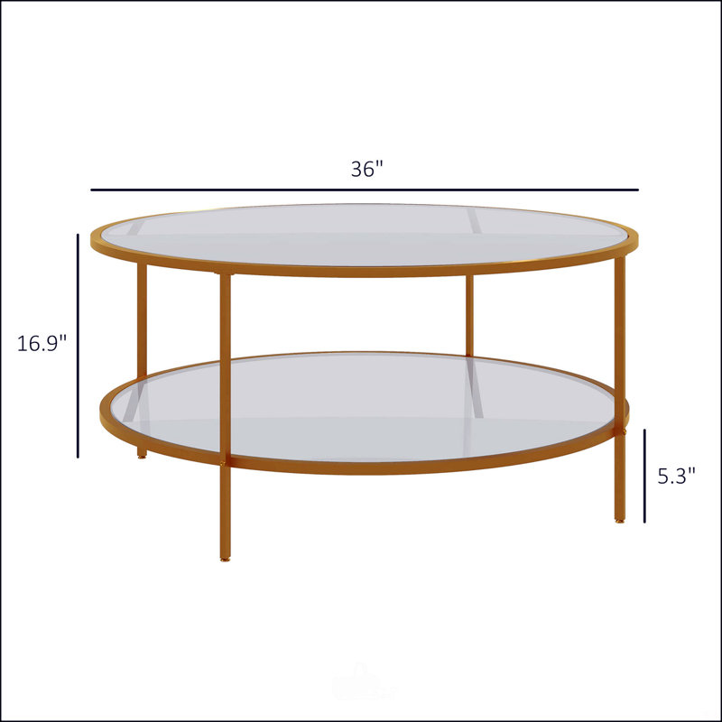 36" Round End Table