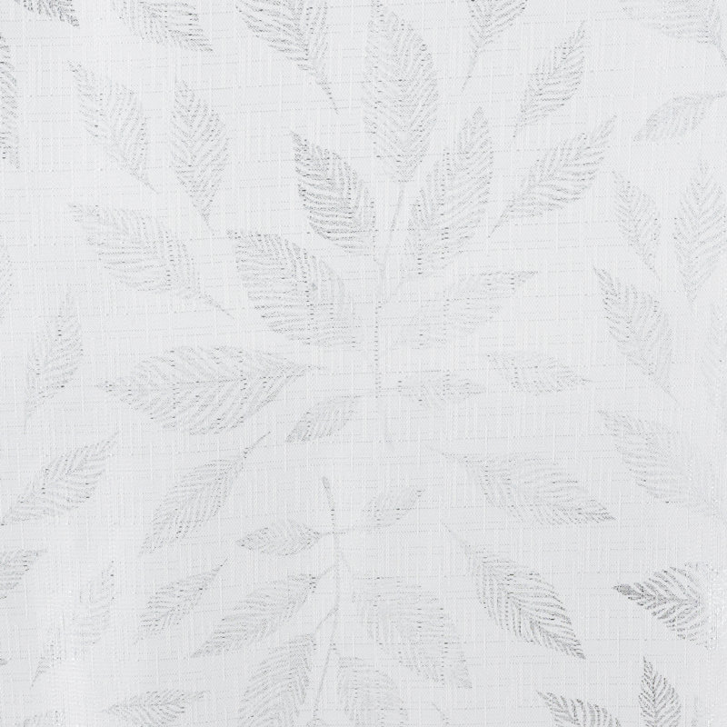 Ensemble de rideau de fenêtre Bexley, Blanc / argenté