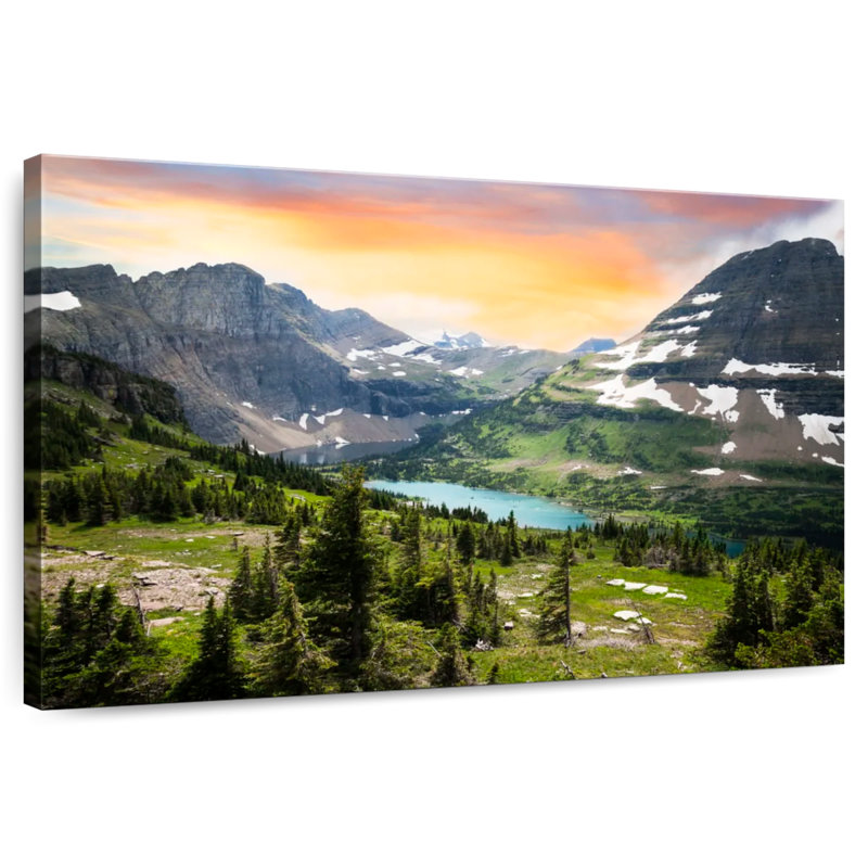 Alvord Glacier National Park View, 8" H x 12" W