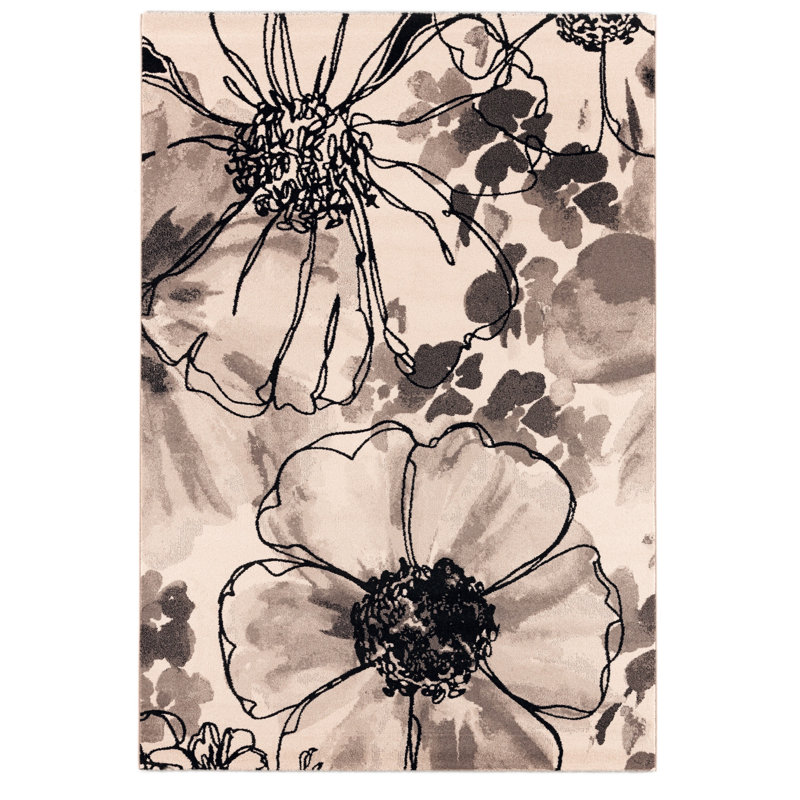Pignataro Floral Hand Woven Area Rug, Rectangle 80 x 150cm