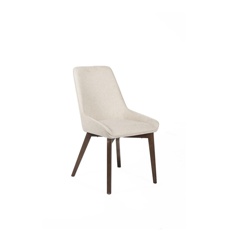Cannelton Upholstered Upholstered Back Side Chair, Beige