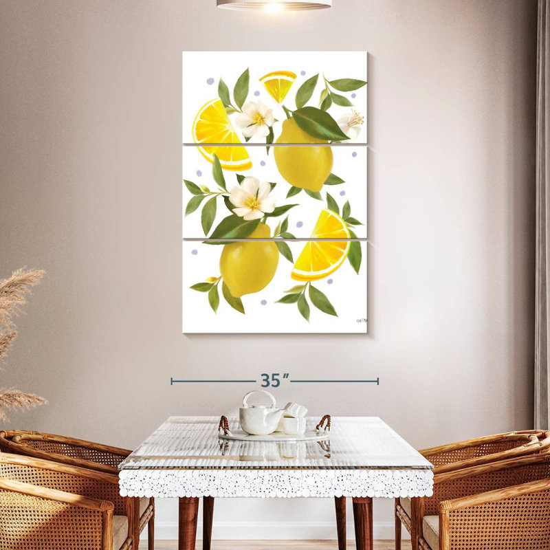 Yarlin citron citron botanique, H 50 po x l 32 po