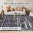 Boho Machine Washable Rug with Rubber Backing for Living Room Modern Non-Slip Dining Room Rug Non-Shedding Faux Wool Rugs for Bedroom Floor Carpet for Office Nursery Playroom-342271300