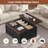 39.4'' Lift Top Coffee Table With Storage, Farmhouse Coffee Tables For Living Room-538762639-548036468