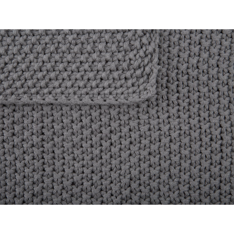 Ethan Throw Blanket, Dark Grey