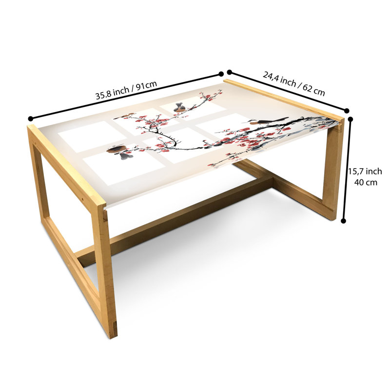 Jacquise Sled Coffee Table, 90cm H x 62cm W x 40cm D