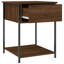 Allums 44cm W Iron Bedside Table-607737446-640343854