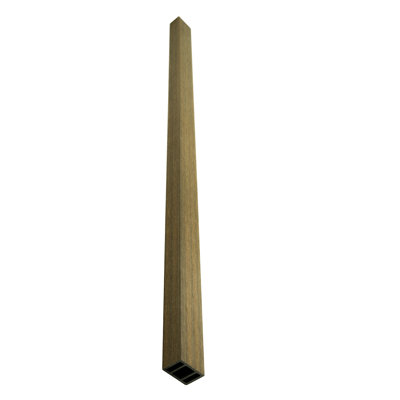 79" X 2.4" Ceiling Wood Plastic Composite Co-extrusion Louvre Screens, Wpc Ceiling Hollow Tube, Architectural Decoration Panels