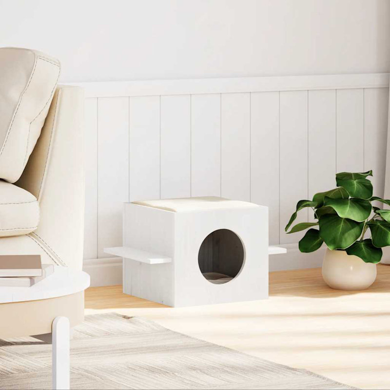 30cm H Cat Tree, White