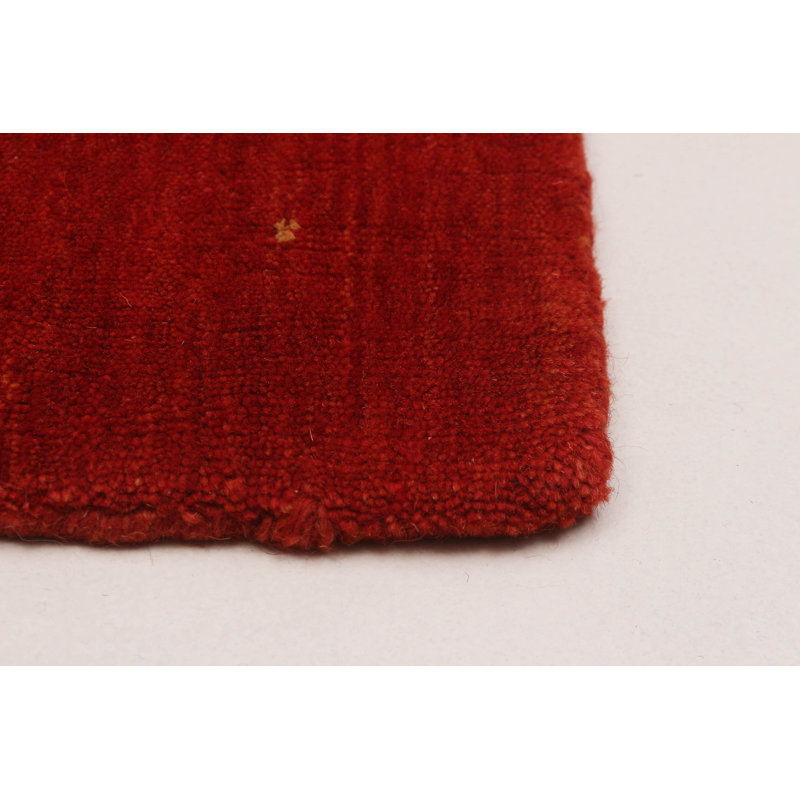 Kashkuli Gabbeh Red Rug 4'0" x 5'10"