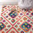 Raul Moroccan Ivory/Red/Orange/Turquoise Rug-30723097