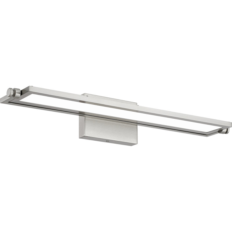 Kavitha Integrated LED Brushed Nickel Bath Light