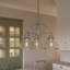 Lustre en nickel brossé 3 lumières Grant
