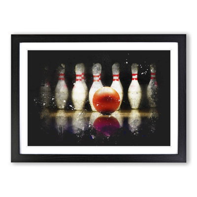 Ten Pin Bowling - Picture Frame Painting