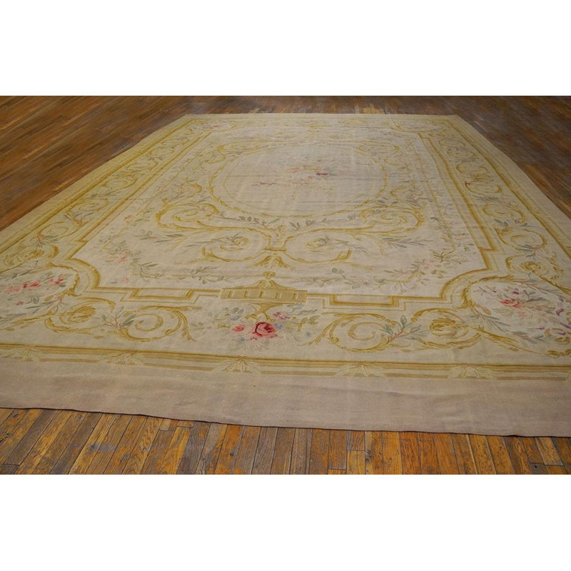 One-of-a-Kind 12'9" x 17'3" Rectangle Flatweave Area Rug