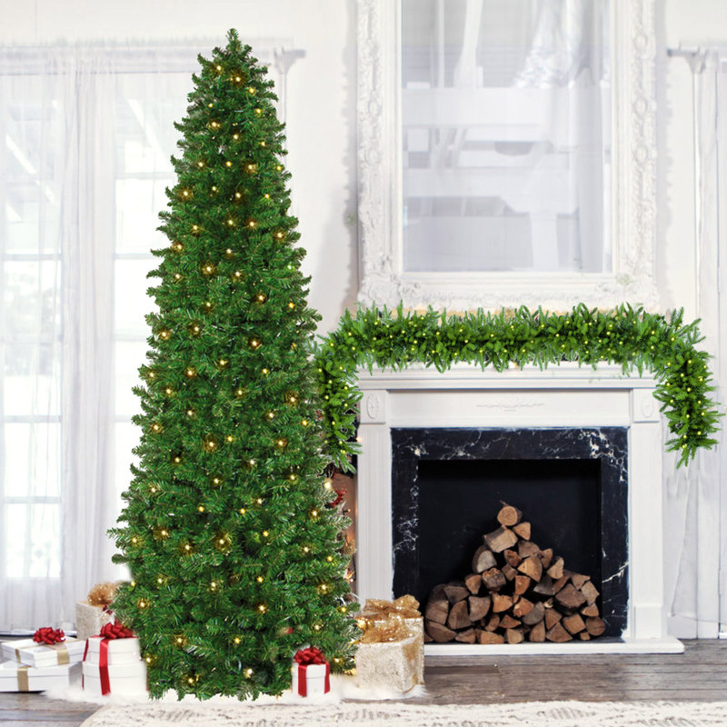 72'' in. Lighted Faux Garland