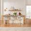 Tabouret de comptoir pivotant 25,78 po Tonnya-1133410745-1116411964