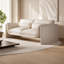 Salon simple, moderne, décontracté, créatif, canapé