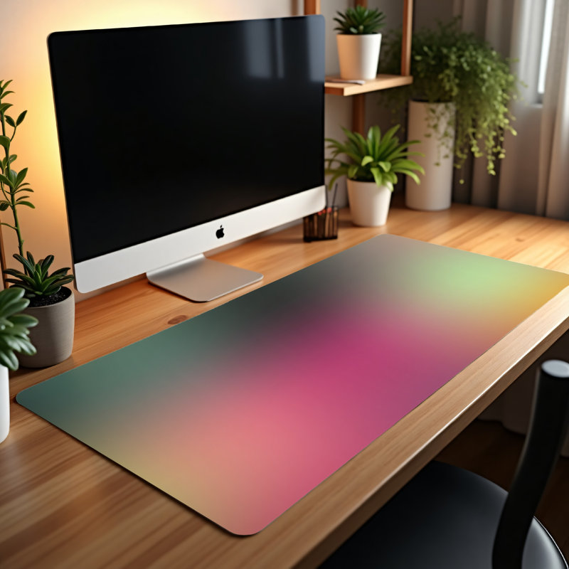 Polyester Desk Pad, 14.4x12.1