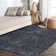 Felicdad Shag Plush Denim Blue Rug
