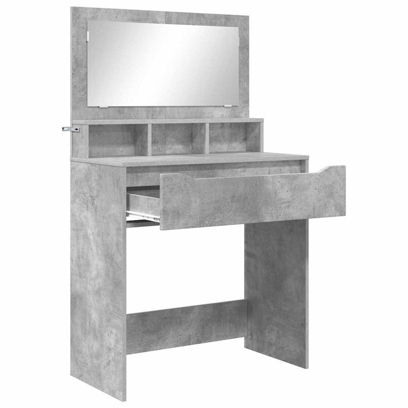 Dressing Table, Concrete Grey