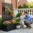 Metal Planter Box with Trellis with Wheels-55307886