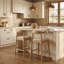 Ensemble de 2 tabourets de bar en bois massif avec repose-pieds-2138145669