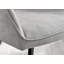 Eubanks Luxury Fabric Upholstered Dining Chair with Chrome Metal Legs - Modern Home-855081609-855081606