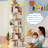 360° Rotating Bookshelf, 6 Tiers Corner Shelf, Rotating Bookcase For Bedroom, Living Room-876508547